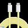 USB Type-C-kabel USB Type-C 60 W 1 m Gul Kruger&Matz Basic bilde 1