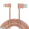 Kabel USB   wtyk kątowy typu C  1m 3A Kruger&amp;Matz zdjęcie 1