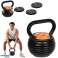 Litinový činek kettlebell nastavitelný 9kg REBEL ACTIVE fotka 5