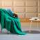 Fleece Blanket 130x150 cm TEESA green image 4