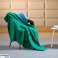 Fleece Blanket 130x150 cm TEESA green image 3