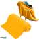 Fleece blanket 130x150 cm TEESA yellow image 5