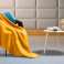 Fleece blanket 130x150 cm TEESA yellow image 4