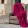 Couverture polaire 150x200 cm TEESA - amarante photo 4