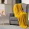 Couverture polaire 150x200 cm TEESA jaune photo 4