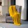 Couverture polaire 150x200 cm TEESA jaune photo 3