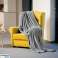 Couverture Polaire 200x220 cm TEESA grise photo 3