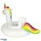 Bote inflable de anillo de natación para bebés con asiento Unicornio 70 cm 1 3 años fotografía 2