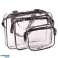 Organisateur de voyage transparent pour sac à cosmétiques pour avion 3 pièces photo 1