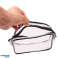 Organisateur de voyage transparent pour sac à cosmétiques pour avion 3 pièces photo 2
