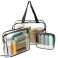 Organisateur de voyage transparent pour sac à cosmétiques pour avion 3 pièces photo 6