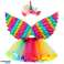 Disfraz de carnaval disfraz de diadema de falda de unicornio con cuerno de ala fotografía 5