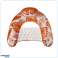 Swimming chair armchair deckchair water hammock orange image 4