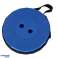 Folding chair, extendable stool, stool for home, garden, camping, blue image 6