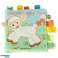 Sensory book teether tags sheep image 1