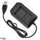 KX7A 2x battery xbox 360 usb cable black image 3