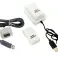 KX7B 2x battery xbox 360 usb cable white image 1