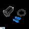 Car Charger 2xUSB with Quick Charge Function and Voltage Meter image 1