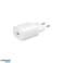 Chargeur mural blanc avec fonction Power Delivery photo 1