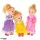 Poupées pour maison de poupée set 3pcs 10cm photo 2