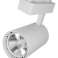Lâmpada LED de loja projetor de trilho monofásico branco 30W 2250 lm luz fria 6000K foto 1
