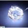 Luces de alambre decorativas LED 5m 50LED blanco frío fotografía 2