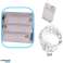 Luces de alambre decorativas LED 5m 50LED blanco frío fotografía 4