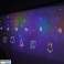 LED Reindeer Curtain Lights 2 5m 138LED Multicolor 8 Lighting Modes IP44 image 1