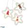 LED Lights Curtain With Christmas Figurines 3m 125LED 10 Bulbs Warm White Mains Power image 1
