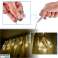 Cortina de luces LED con dibujos de árboles de Navidad, 3m, 10 bombillas USB fotografía 3