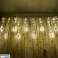 Cortina de luces LED con dibujos de árboles de Navidad, 3m, 10 bombillas USB fotografía 5