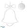 Lumières LED Décoration suspendue Cloche de décoration de Noël 10 LED photo 1