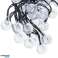 Lampes solaires de jardin boule 7m 50LED blanc froid photo 1