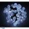 Lampes solaires de jardin boule 7m 50LED blanc froid photo 5