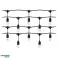 Verlichting guirlande   1 draad 20 m  20 fittingen    20 LED lampen 1W E27. 3000K   1 lamp gratis foto 1