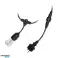 Verlichting guirlande   1 draad 20 m  20 fittingen    20 LED lampen 1W E27. 3000K   1 lamp gratis foto 3