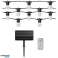 Solarleuchte Girlande   1 Schnur 20 m  20 Fassungen    20 LED-Lampen 0.1W E27. 3000K   1 Lampe gratis Bild 1