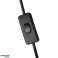 Gulvlampe LAR. max 20W E27. 155 cm. sort billede 3