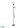 Gulvlampe URLAR. 175 cm. max 25W E27. max 25W E14. sort billede 1