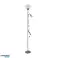 Gulvlampe URLAR. 175 cm. max 25W E27. max 25W E14. grå billede 1
