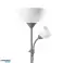 Gulvlampe URLAR. 175 cm. max 25W E27. max 25W E14. grå billede 2
