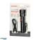 12W COB Tactical LED Handheld Flashlight With Zoom Function And 2200mAh Battery image 1
