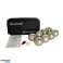 Boule-Set MASTER 8 mattgoldene Kugeln Nylonbezug Bild 1