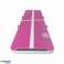 Airtrack MASTER 300 x 100 x 10 cm - rosa - hvit bilde 1