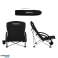 Camping-Klappstuhl KING CAMP Deluxe mit Armlehnen Stahl schwarz Bild 1
