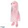 Mascotte peluche lapin rose 52cm photo 6