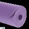 Tapis d'exercice pour yoga pilates fitness 183x61cm épaisseur 1cm matériau NBR violet REBEL ACTIVE photo 4
