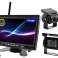 Zestaw monitor samochodowy lcd 7cali 12v 24v oraz 2 kamery bezprzewodowe zdjęcie 1