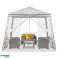 Gazebo gazebo bianco 3X3m foto 3