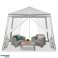 Gazebo gazebo bianco 3X3m foto 4